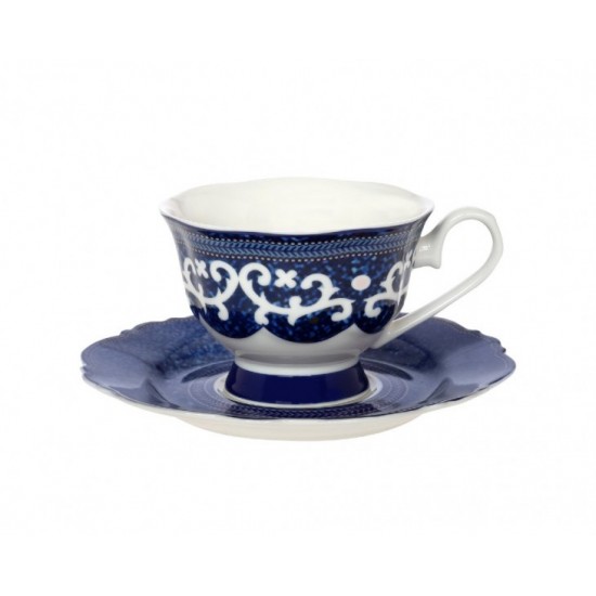 Cryspo Trio Lagoon Φλιτζάνι Tσαγιού από Πορσελάνη Blue 200ml 28.922.16