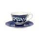 Cryspo Trio Lagoon Φλιτζάνι Tσαγιού από Πορσελάνη Blue 200ml 28.922.16