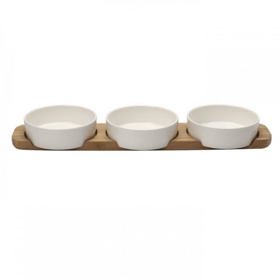 Cryspo Trio Ορντεβιέρα Παρ/μη 3Θ Lotos Bamboo 48*15*4cm 65.000.142