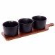 Cryspo Trio Ορντεβιέρα Πορσελάνης Acacia Μαύρη 65.000.215 Cryspo Trio Ορντεβιέρα Πορσελάνης Acacia Μαύρη 65.000.215