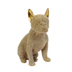Espiel Φιγούρα Σκύλος Χρυσός Boxer 13X8.5X16.6cm FAD102