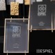 Espiel Κορνίζα Μεταλλική Χρυσή 10X15εκ FAM501