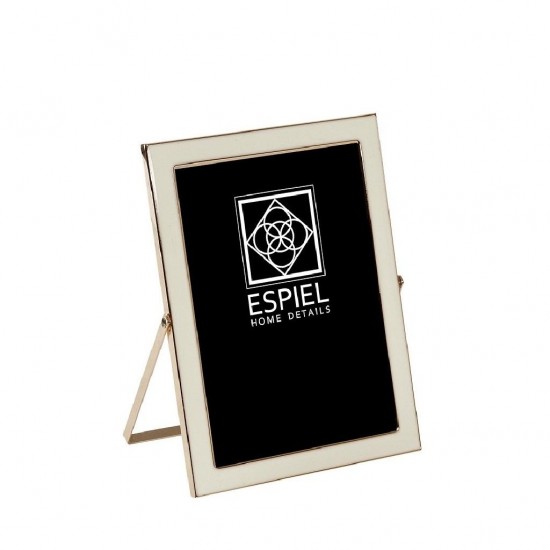 Espiel Κορνίζα Μεταλλική Λευκό/Χρυσό 15x20cm FAM603 Espiel Κορνίζα Μεταλλική Λευκό/Χρυσό 15x20cm FAM603
