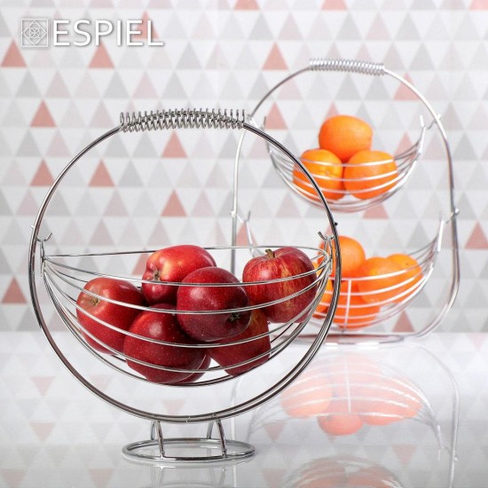 Espiel Καλάθι φρούτων μεταλλικό 31x13x34Εκ MTT111