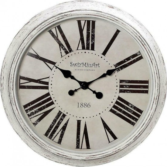 Espiel Ρολόι Τοίχου Πολυρες 55.4cm ROL505