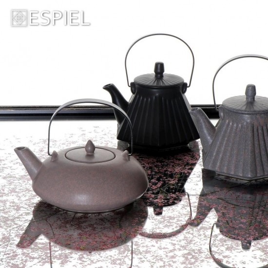 Espiel RITUAL Τσαγιέρα γκρι με σίτα 620 ml 15 εκ SPI102