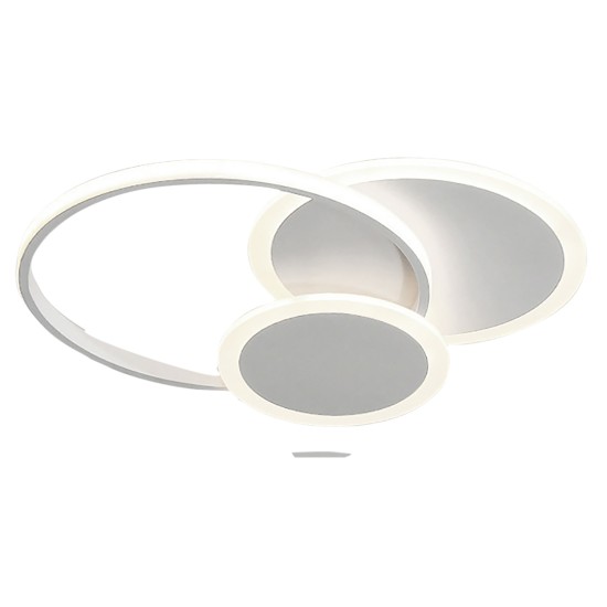 Φωτιστικό οροφής led λευκό 3CCT Dimmable by remote control 42w 3800Lm Φωτιστικό οροφής led λευκό 3CCT Dimmable by remote control 42w 3800Lm