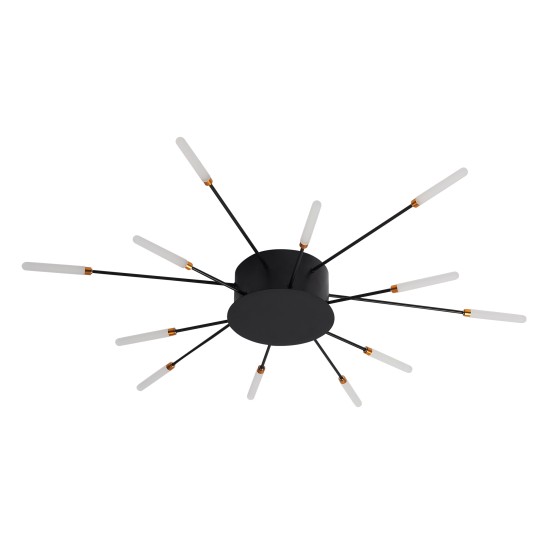 CCC 709-12 # LED ΟΡΟΦΗΣ ΜΑΥΡΟ ΑΚΤΙΝΕΣ