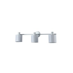 WLC 5216-3 WH 3/Φ ΡΑΓΑ ΣΠΟΤ ΛΕΥΚΟ ΜΕ ΛΕΥΚΟ ΥΦΑΣΜΑΤΙΝΟ ΚΑΠΕΛΟ 3ΧΕ14