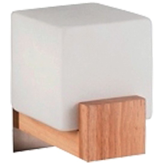 WLC 2471 ΑΠΛΙΚΑ ΚΥΒΟΣ ΞΥΛΟ/ΛΕΥΚΟ ΓΥΑΛΙ 1ΧΕ27