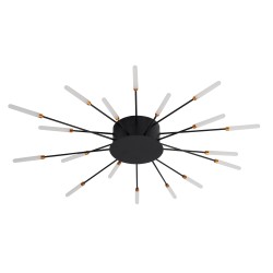 CCC 709-18 # LED ΟΡΟΦΗΣ ΜΑΥΡΟ ΑΚΤΙΝΕΣ