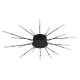 CCC 709-18 # LED ΟΡΟΦΗΣ ΜΑΥΡΟ ΑΚΤΙΝΕΣ
