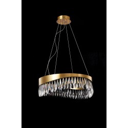 PDC 708-60 ΚΡΕΜΑΣΤΟ LED ΣΑΝ ΚΥΜΑ ΜΕ ΚΡΥΣΤΑΛΛΑ PDC 708-60 ΚΡΕΜΑΣΤΟ LED ΣΑΝ ΚΥΜΑ ΜΕ ΚΡΥΣΤΑΛΛΑ