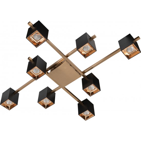 CCC 697-8 BΚ+GD # ΟΡΟΦΗΣ LED ΡΑΒΔΟΙ ΜΕ 8 ΣΠΟΤ