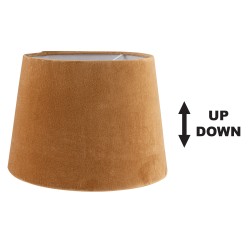 SPI 30 CA-VL ΚΑΠΕΛΟ ΒΕΛΟΥΔΟ CARAMEL Ε27-Ε14  (24-30d-22h) UP/DOWN
