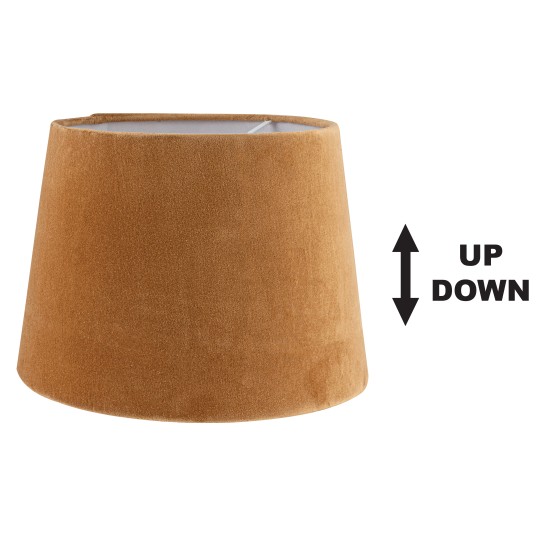 SPI 30 CA-VL ΚΑΠΕΛΟ ΒΕΛΟΥΔΟ CARAMEL Ε27-Ε14 (24-30d-22h) UP/DOWN SPI 30 CA-VL ΚΑΠΕΛΟ ΒΕΛΟΥΔΟ CARAMEL Ε27-Ε14 (24-30d-22h) UP/DOWN