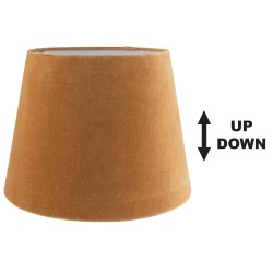 SPI 40 CA-VL ΚΑΠΕΛΟ ΒΕΛΟΥΔΟ CARAMEL Ε27-Ε14 (29-40d-30h) UP/DOWN SPI 40 CA-VL ΚΑΠΕΛΟ ΒΕΛΟΥΔΟ CARAMEL Ε27-Ε14 (29-40d-30h) UP/DOWN