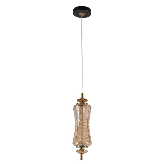 PDC 1287 HN 1/Φ ΜΑΚΡΟΣΤΕΝΟ ΓΥΑΛΙΝΟ LED-7W ΔΙΑΚΟΣΜΗΤΙΚΟ ΚΡΥΣΤΑΛΛΟ