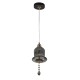 PDC 723-1 CR ΓΥΑΛΙΝΗ ΚΑΜΠΑΝΑ ΧΡΩΜΙΟ LED-5W  ΜΕ ΔΙΑΚΟΣΜΗΤΙΚΟ ΚΡΥΣΤΑΛΛΟ