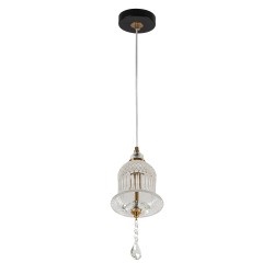 PDC 723-1 TR ΓΥΑΛΙΝΗ ΚΑΜΠΑΝΑ LED-5W ΜΕ ΔΙΑΚΟΣΜΗΤΙΚΟ ΚΡΥΣΤΑΛΛΟ PDC 723-1 TR ΓΥΑΛΙΝΗ ΚΑΜΠΑΝΑ LED-5W ΜΕ ΔΙΑΚΟΣΜΗΤΙΚΟ ΚΡΥΣΤΑΛΛΟ