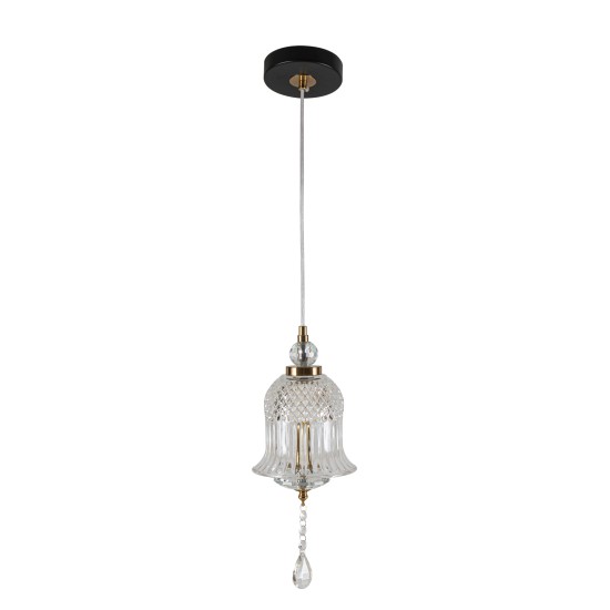 PDC 723-1 TR ΓΥΑΛΙΝΗ ΚΑΜΠΑΝΑ LED-5W ΜΕ ΔΙΑΚΟΣΜΗΤΙΚΟ ΚΡΥΣΤΑΛΛΟ PDC 723-1 TR ΓΥΑΛΙΝΗ ΚΑΜΠΑΝΑ LED-5W ΜΕ ΔΙΑΚΟΣΜΗΤΙΚΟ ΚΡΥΣΤΑΛΛΟ