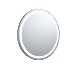 MIC-11 ΚΑΘΡΕΠΤΗΣ NM ΣΤΡΟΓΓΥΛΟΣ ΚΟΡΝΙΖΑ ΝΙΚΕΛ ΜΑΤ LED ΦΩΤΙΣΜΟ TOUCH
