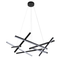 PDC 551-85 BK  LED ΠΟΛΥΦΩΤΟ 85ΕΚ ΜΑΥΡΟ ΤΡΙΛΙΖΑ 96W 3000K