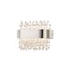 WLC 2492 NM ΑΠΛΙΚΑ LED ΝΙΚΕΛ ΜΑΤ ΟΒΑΛ ΜΕ ΚΡΥΣΤΑΛΛΑ 24W 3500K 1500 LUM