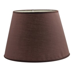 Artekko Camille Υφασμάτινο Καφέ Καπέλο Φωτιστικού E27 (29x43x30)cm Artekko Camille Υφασμάτινο Καφέ Καπέλο Φωτιστικού E27 (29x43x30)cm