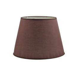 Artekko Camille Υφασμάτινο Καφέ Καπέλο Φωτιστικού E27 (26x39x28)cm Artekko Camille Υφασμάτινο Καφέ Καπέλο Φωτιστικού E27 (26x39x28)cm
