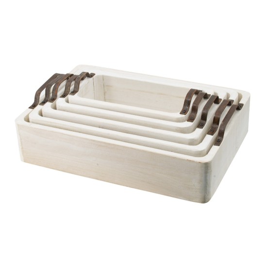 Artekko Paulownia Wood Διακοσμητικοί Δίσκοι από Ξύλο και Μέταλλο σε Φυσική Απόχρωση (50x35x14)cm (44.5x30.5x14)cm (40.6x26.7x14)cm (35.5x20.3x14)cm (30.5x15.2x14)cm 5pcs Artekko Paulownia Wood Διακοσμητικοί Δίσκοι από Ξύλο και Μέταλλο σε Φυσική Απόχρωση (50x35x14)cm (44.5x30.5x14)cm (40.6x26.7x14)cm (35.5x20.3x14)cm (30.5x15.2x14)cm 5pcs
