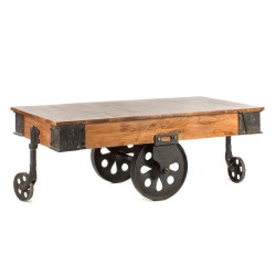 Artekko Beirs Τραπέζι Σαλονιού Ξύλινο (135x65x45)cm Artekko Beirs Τραπέζι Σαλονιού Ξύλινο (135x65x45)cm