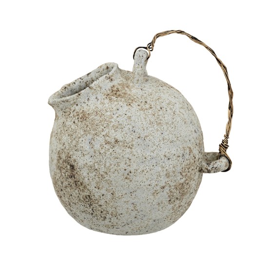 Artekko Antique Κεραμικό Βάζο σε Μπεζ Αποχρώση (25x21x26.2)cm Artekko Antique Κεραμικό Βάζο σε Μπεζ Αποχρώση (25x21x26.2)cm