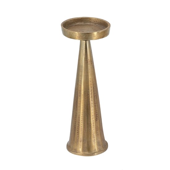 Artekko Noble Χρυσό Μεταλλικό Κηροπήγιο (8.3x8.3x24.3)cm Artekko Noble Χρυσό Μεταλλικό Κηροπήγιο (8.3x8.3x24.3)cm