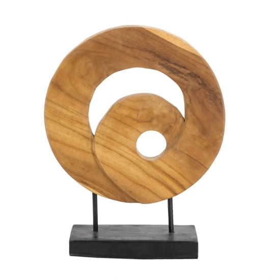 Artekko Woody Καφέ Διακοσμητικό Γλυπτό από Ξύλο Teak (35x12x45)cm Artekko Woody Καφέ Διακοσμητικό Γλυπτό από Ξύλο Teak (35x12x45)cm