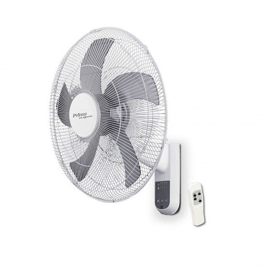 Ανεμιστήρας Τοίχου 15833R Primo 18'' 45εκ. Με Τηλεχειριστήριο Λευκός