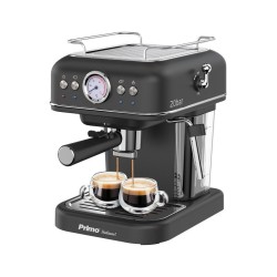 Μηχανή Καφέ Espresso PREM-40444 Primo Eco 20Bar 3σε1 Αναλογικό καντράν θερμοκρασίας Μαύρη-Chrome