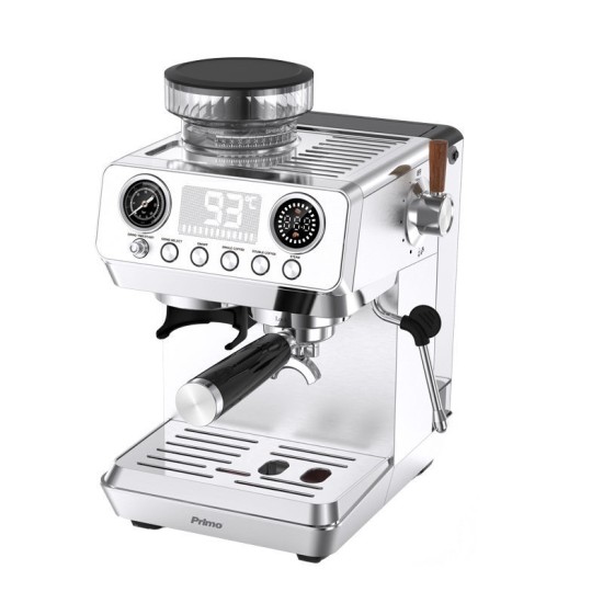 Μηχανή Espresso με μύλο καφέ PREM-40573 Primo Hot&Cold 20bar Digital Inox