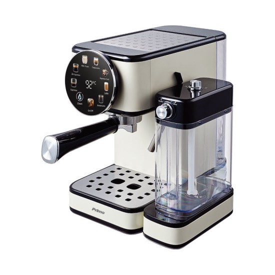 Μηχανή Espresso+Milk frother PREM-40577 Primo 3σε1 Hot&Cold 20Bar Digital Ιβουάρ