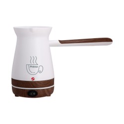 Μπρίκι Καφέ Ηλεκτρικό PRCP-40582 Primo 800W Λευκό/Wooden
