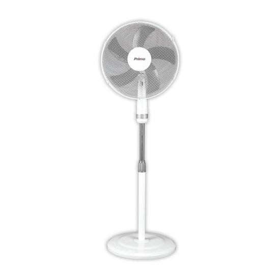 Ανεμιστήρας Ορθοστάτης PRSF-80446 Primo 16'' 40εκ. Λευκό - Γκρι