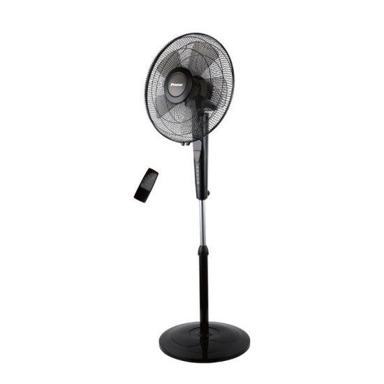 Ανεμιστήρας Ορθοστάτης PRSF-80505 Primo 16'' 40εκ. Με Τηλεχειριστήριο 5Φτερά Μαύρος