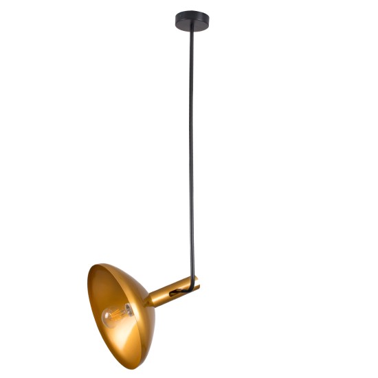 GLOBOSTAR® KATIE 00538 Μοντέρνο Φωτιστικό Οροφής με Ντουί 1 x E27 AC 220-240V IP20 - Μαύρο & Χρυσό - Μ30 x Π30 x Υ120cm GLOBOSTAR® KATIE 00538 Μοντέρνο Φωτιστικό Οροφής με Ντουί 1 x E27 AC 220-240V IP20 - Μαύρο & Χρυσό - Μ30 x Π30 x Υ120cm