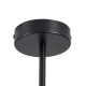 GLOBOSTAR® KATIE 00538 Μοντέρνο Φωτιστικό Οροφής με Ντουί 1 x E27 AC 220-240V IP20 - Μαύρο & Χρυσό - Μ30 x Π30 x Υ120cm GLOBOSTAR® KATIE 00538 Μοντέρνο Φωτιστικό Οροφής με Ντουί 1 x E27 AC 220-240V IP20 - Μαύρο & Χρυσό - Μ30 x Π30 x Υ120cm