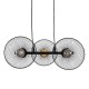 GLOBOSTAR® VERONA 00586 Μοντέρνο Κρεμαστό Φωτιστικό Οροφής με Ντουί 3 x E27 AC 220-240V IP20 - Μαύρο & Χρυσό - Μ50 x Π28 x Υ20cm GLOBOSTAR® VERONA 00586 Μοντέρνο Κρεμαστό Φωτιστικό Οροφής με Ντουί 3 x E27 AC 220-240V IP20 - Μαύρο & Χρυσό - Μ50 x Π28 x Υ20cm