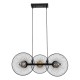 GLOBOSTAR® VERONA 00586 Μοντέρνο Κρεμαστό Φωτιστικό Οροφής με Ντουί 3 x E27 AC 220-240V IP20 - Μαύρο & Χρυσό - Μ50 x Π28 x Υ20cm GLOBOSTAR® VERONA 00586 Μοντέρνο Κρεμαστό Φωτιστικό Οροφής με Ντουί 3 x E27 AC 220-240V IP20 - Μαύρο & Χρυσό - Μ50 x Π28 x Υ20cm