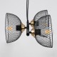 GLOBOSTAR® VERONA 00586 Μοντέρνο Κρεμαστό Φωτιστικό Οροφής με Ντουί 3 x E27 AC 220-240V IP20 - Μαύρο & Χρυσό - Μ50 x Π28 x Υ20cm GLOBOSTAR® VERONA 00586 Μοντέρνο Κρεμαστό Φωτιστικό Οροφής με Ντουί 3 x E27 AC 220-240V IP20 - Μαύρο & Χρυσό - Μ50 x Π28 x Υ20cm