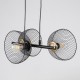 GLOBOSTAR® VERONA 00586 Μοντέρνο Κρεμαστό Φωτιστικό Οροφής με Ντουί 3 x E27 AC 220-240V IP20 - Μαύρο & Χρυσό - Μ50 x Π28 x Υ20cm GLOBOSTAR® VERONA 00586 Μοντέρνο Κρεμαστό Φωτιστικό Οροφής με Ντουί 3 x E27 AC 220-240V IP20 - Μαύρο & Χρυσό - Μ50 x Π28 x Υ20cm