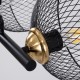GLOBOSTAR® VERONA 00586 Μοντέρνο Κρεμαστό Φωτιστικό Οροφής με Ντουί 3 x E27 AC 220-240V IP20 - Μαύρο & Χρυσό - Μ50 x Π28 x Υ20cm GLOBOSTAR® VERONA 00586 Μοντέρνο Κρεμαστό Φωτιστικό Οροφής με Ντουί 3 x E27 AC 220-240V IP20 - Μαύρο & Χρυσό - Μ50 x Π28 x Υ20cm