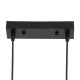 GLOBOSTAR® VERONA 00586 Μοντέρνο Κρεμαστό Φωτιστικό Οροφής με Ντουί 3 x E27 AC 220-240V IP20 - Μαύρο & Χρυσό - Μ50 x Π28 x Υ20cm GLOBOSTAR® VERONA 00586 Μοντέρνο Κρεμαστό Φωτιστικό Οροφής με Ντουί 3 x E27 AC 220-240V IP20 - Μαύρο & Χρυσό - Μ50 x Π28 x Υ20cm